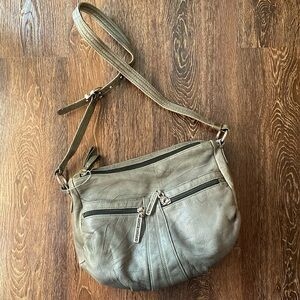 Leather Stone Mountain Purse